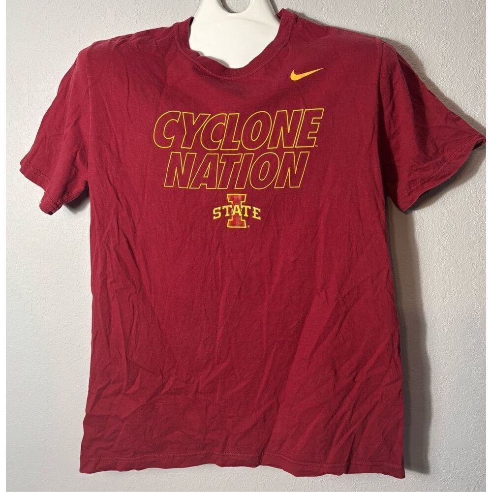 Nike Iowa State Cyclones T Shirt Red Nike Size Large